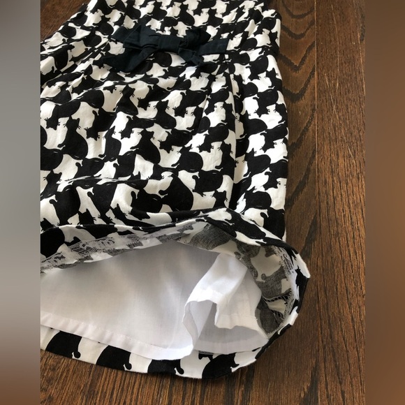 Lilly Pulitzer Girls 6Y Black/White Evie Fancy Fest Cat Design Shift Dress - EUC - Picture 6 of 11